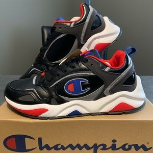 Men’s Champion NXT Leather Shoes - Black/Stealth